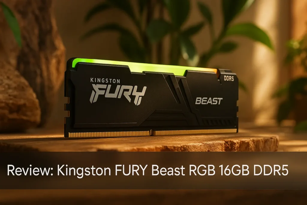 Kingston Fury Beast RGB 16GB DDR5: potência e estilo