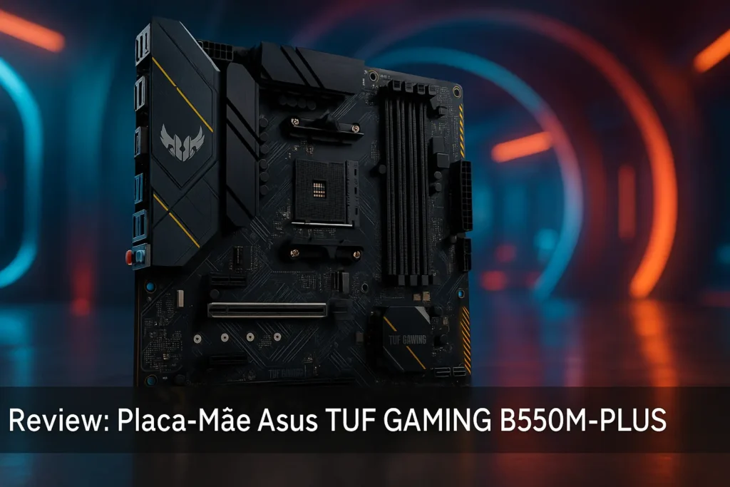 Placa Mãe Asus TUF GAMING B550M-PLUS: desempenho e confiabilidade para gamers
