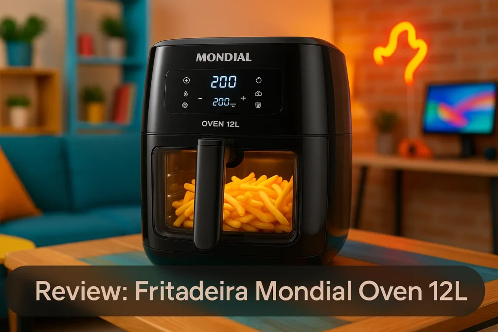 Fritadeira Mondial Oven 12L: potência e versatilidade na cozinha