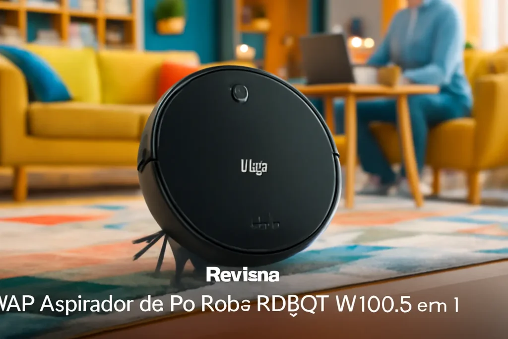 WAP Aspirador de Pó Robô ROBOT W100 3 em 1: Desempenho e Praticidade para Sua Casa