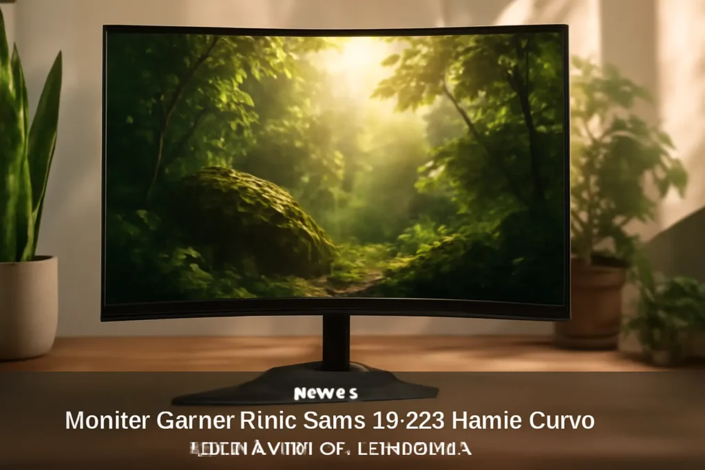 Monitor Gamer Nitro Series ED273 Hbmiix Curvo Preto LED VA de 27” FHD 100Hz