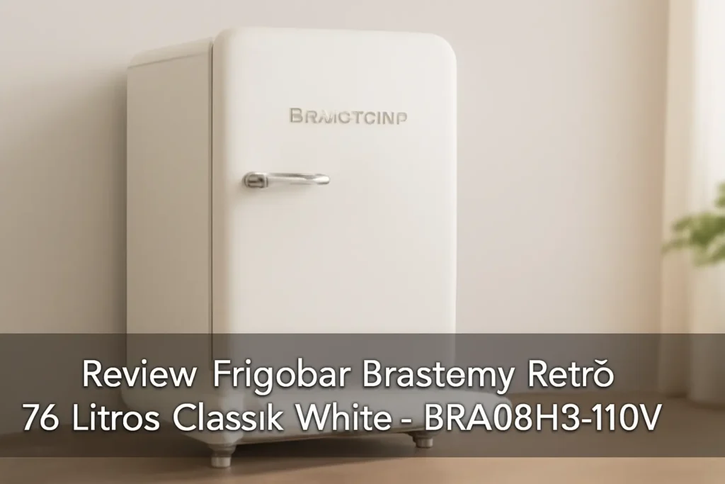 Frigobar Brastemp Retrô 76 Litros Classic White - BRA08HB 110V