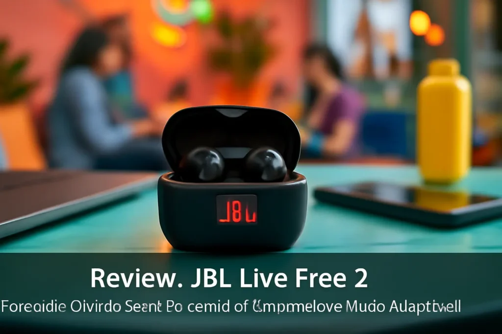 JBL Live Free 2: Fones de Ouvido Sem Fio com Cancelamento de Ruído Adaptável