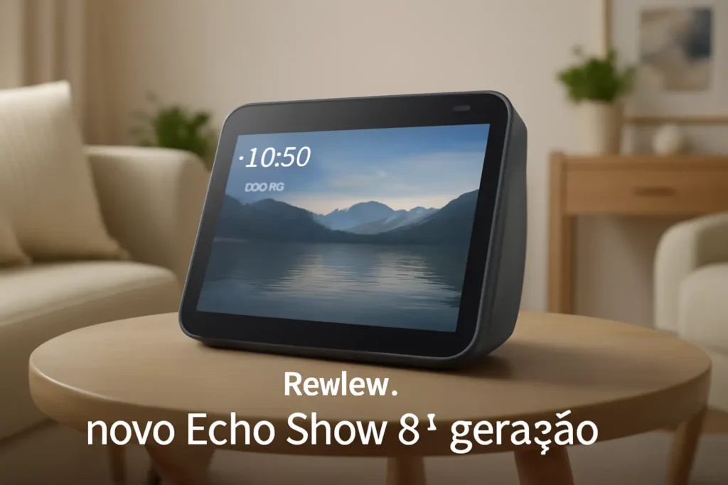Top Cinco novo echo show 8 3ª geração