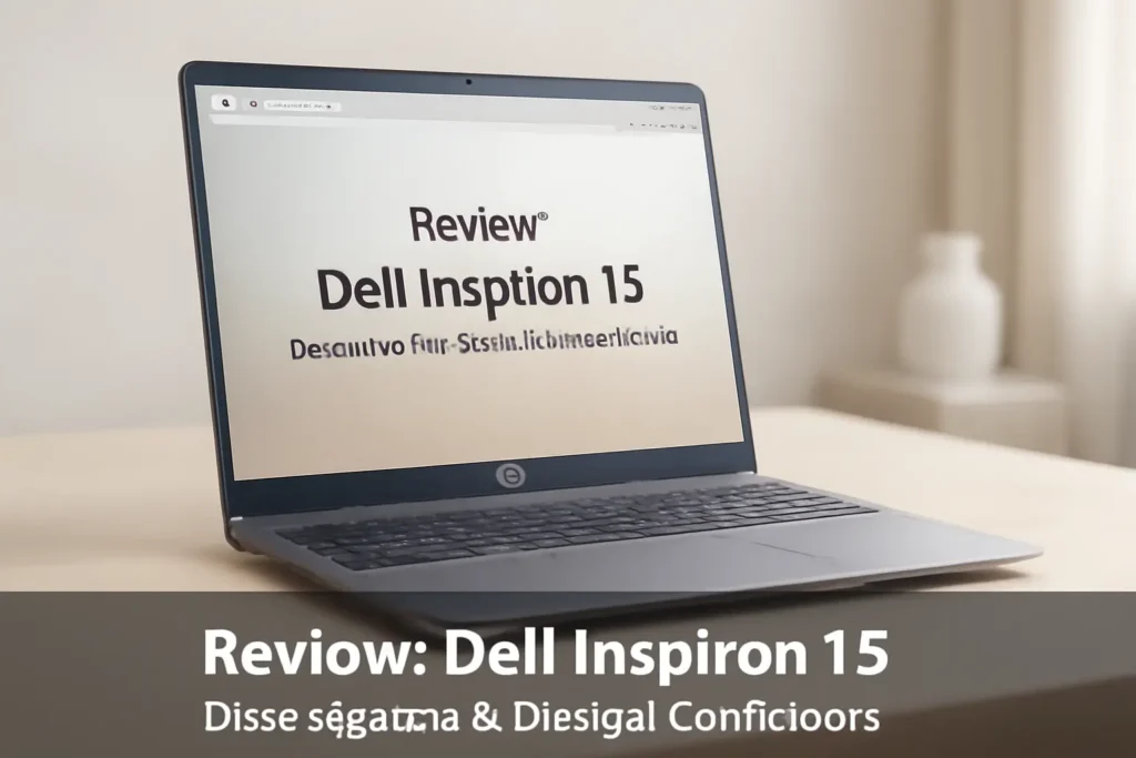 Dell Inspiron 15 - Desempenho e Design Confiáveis
