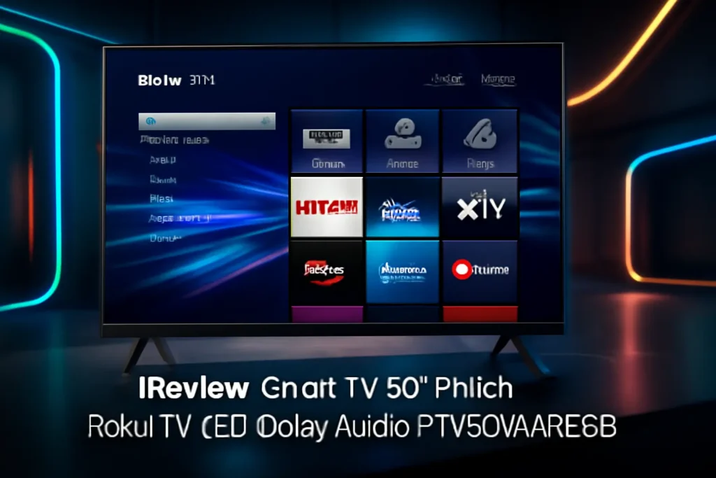 Smart TV 50” Philco Roku TV LED Dolby Audio PTV50VA4REGB