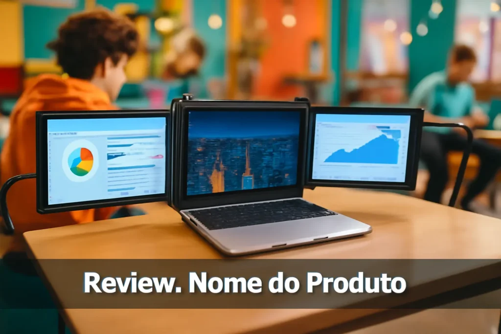 Principais Cinco monitor portátil triplo