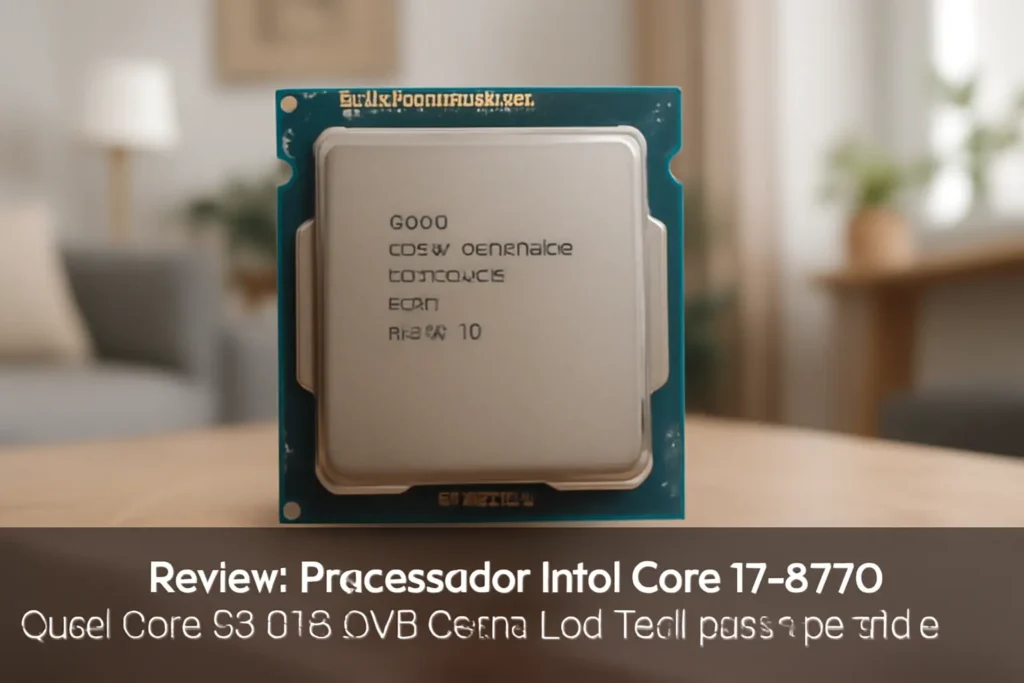 Processador Intel Core i7-3770 Quad-Core 3,5 GHz 8 MB Cache LGA 1155: Desempenho e Confiabilidade