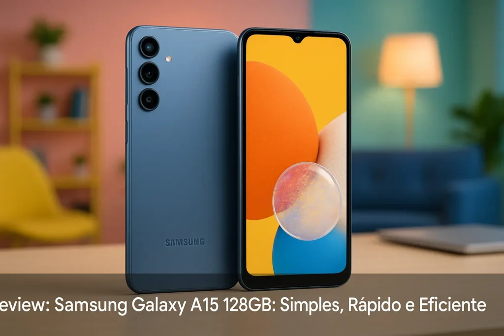 Samsung Galaxy A15 128GB: Simples, Rápido e Eficiente