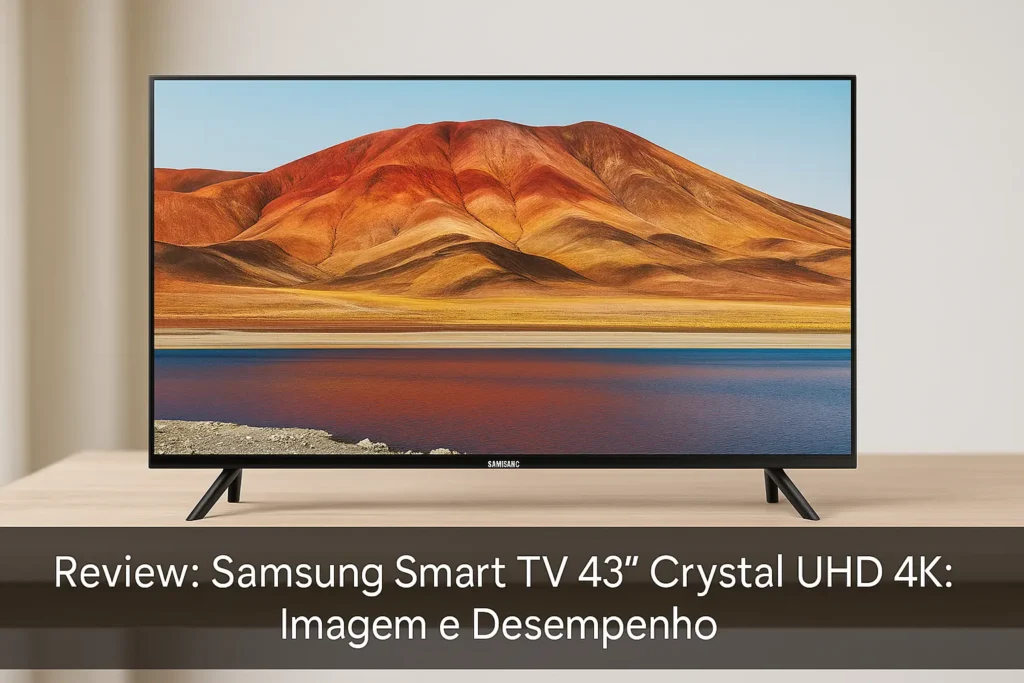 Samsung Smart TV 43" Crystal UHD 4K: Imagem e Desempenho