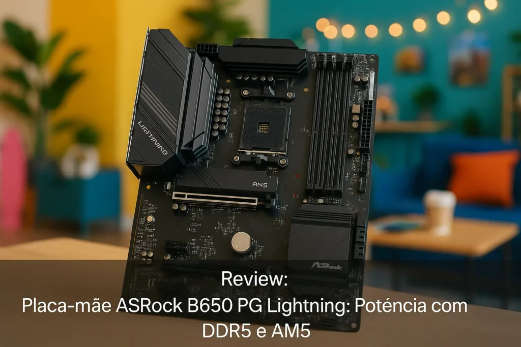 Placa Mãe AsRock B650 PG Lightning: Potência com DDR5 e AM5