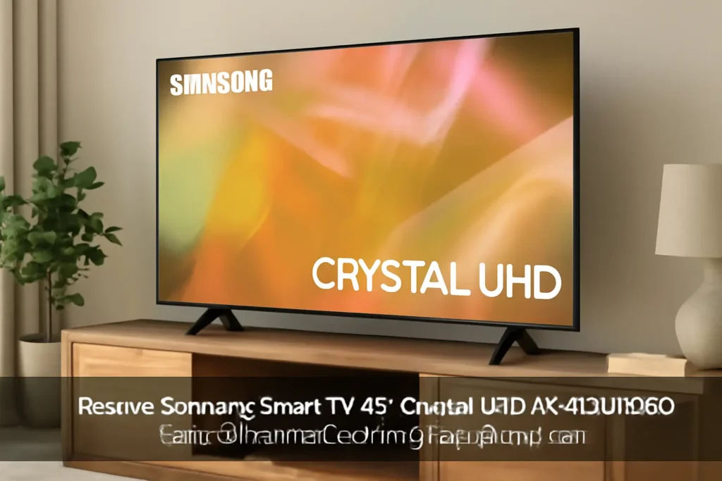 Samsung Smart TV 43" Crystal UHD 4K 43DU8000 - Painel Dynamic Crystal Color, Gaming Hub
