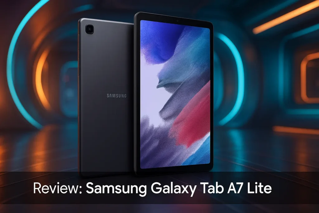 Tablet Samsung Galaxy A7 Lite: compacto com tela imersiva
