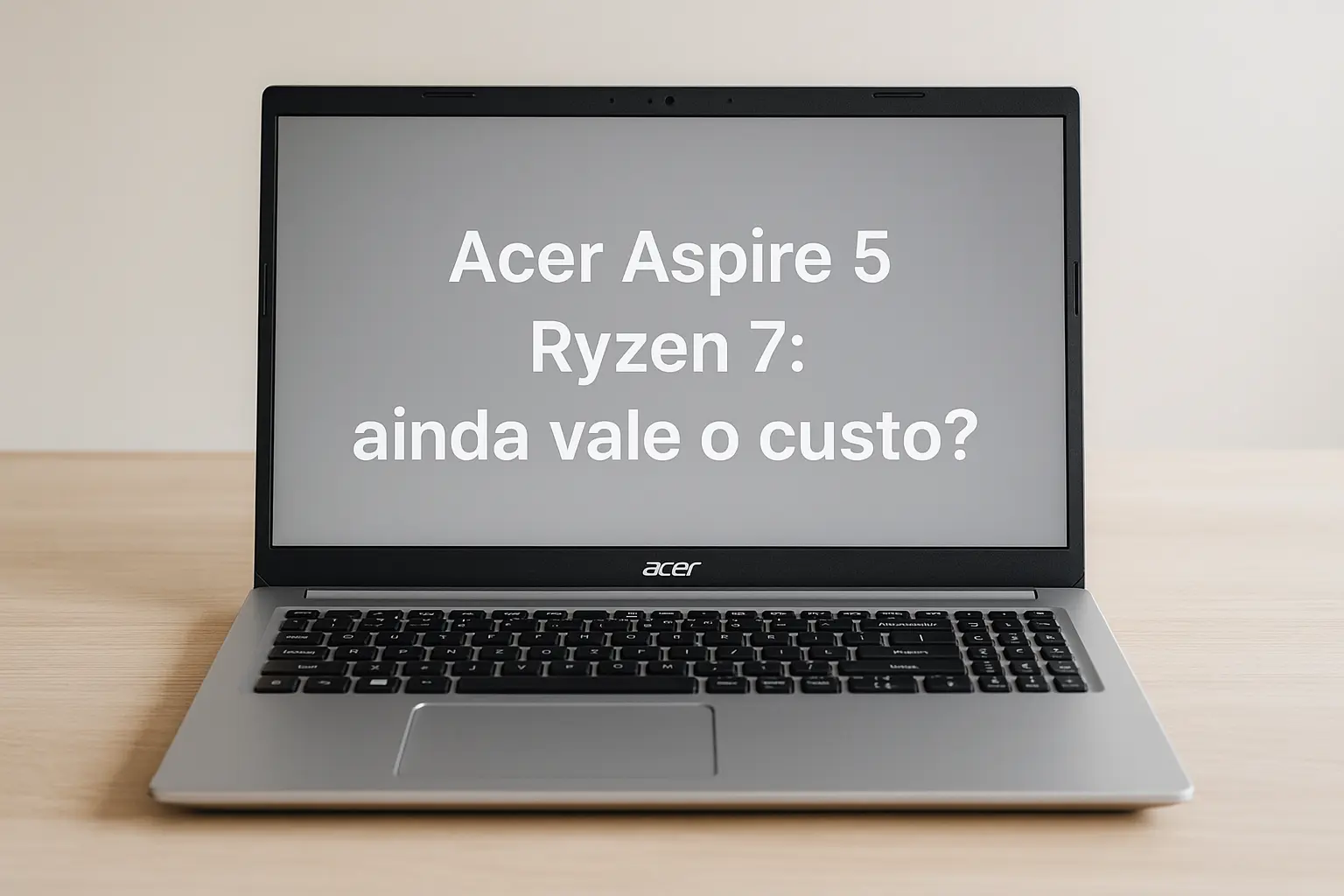 Acer Aspire5 com Ryzen 7: ainda vale o custo?