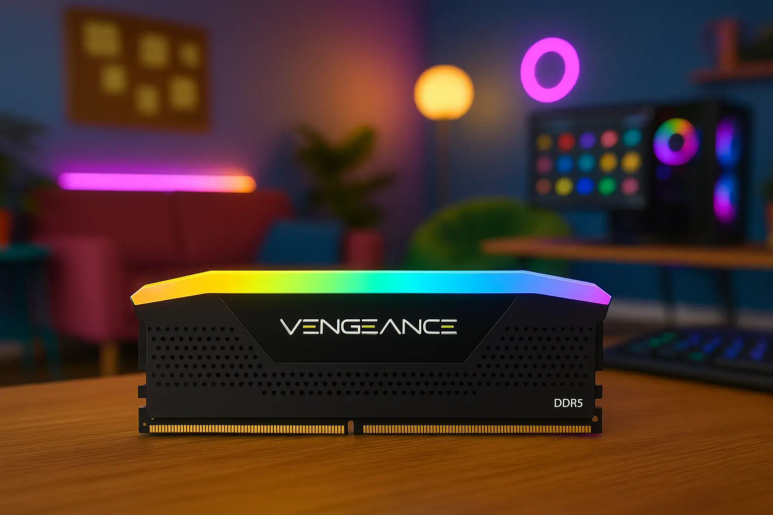 Corsair Vengeance DDR5: desempenho com estilo RGB