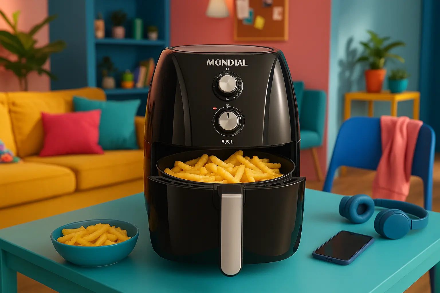 Air Fryer Mondial 5,5L: desempenho real