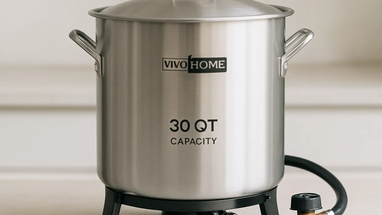VIVOHOME 30 Qt Inox: a melhor para fritar ao ar livre?