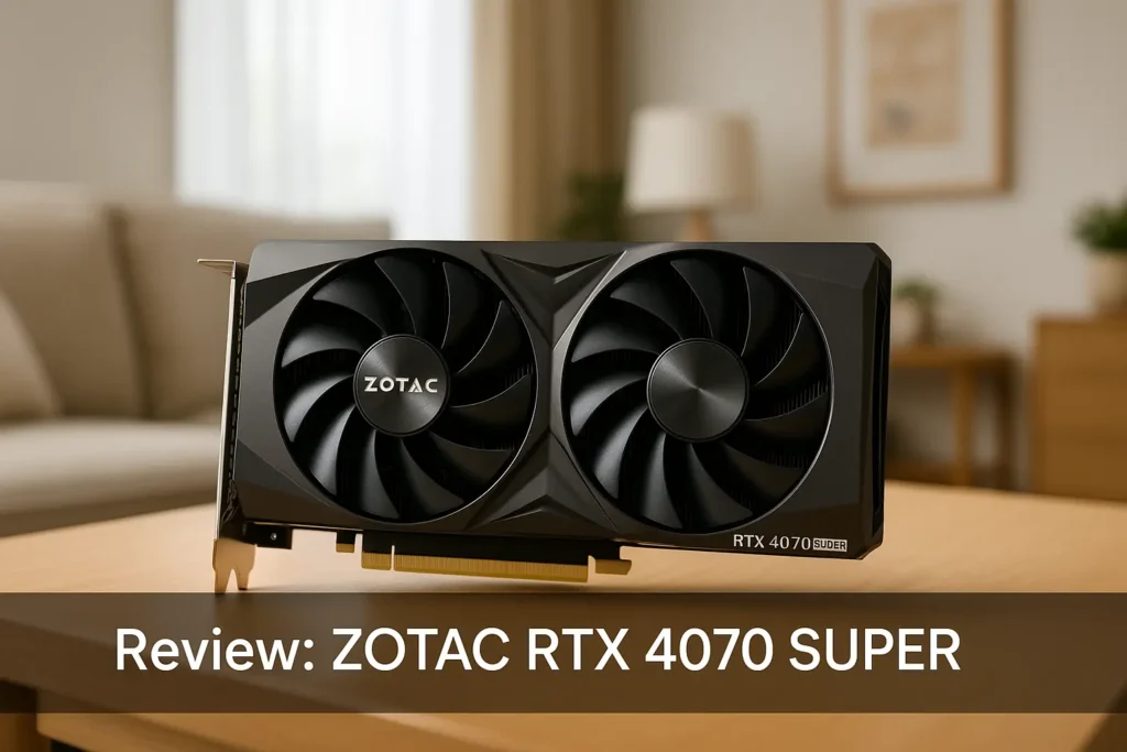 ZOTAC RTX 4070 SUPER: desempenho e resfriamento