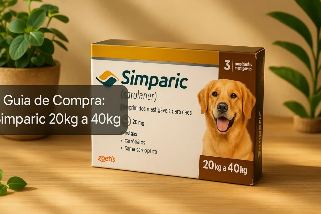 5 Melhores Simparic 20kg a 40kg para Cães