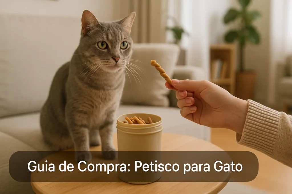 Guia de Compra: 5 Melhores Petiscos para Gato em 2025