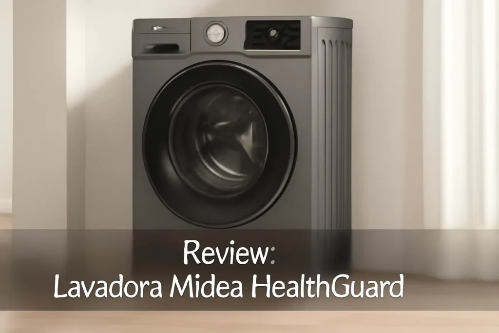 Lavadora Midea HealthGuard Smart 13kg Titanium: Potência e Eficiência