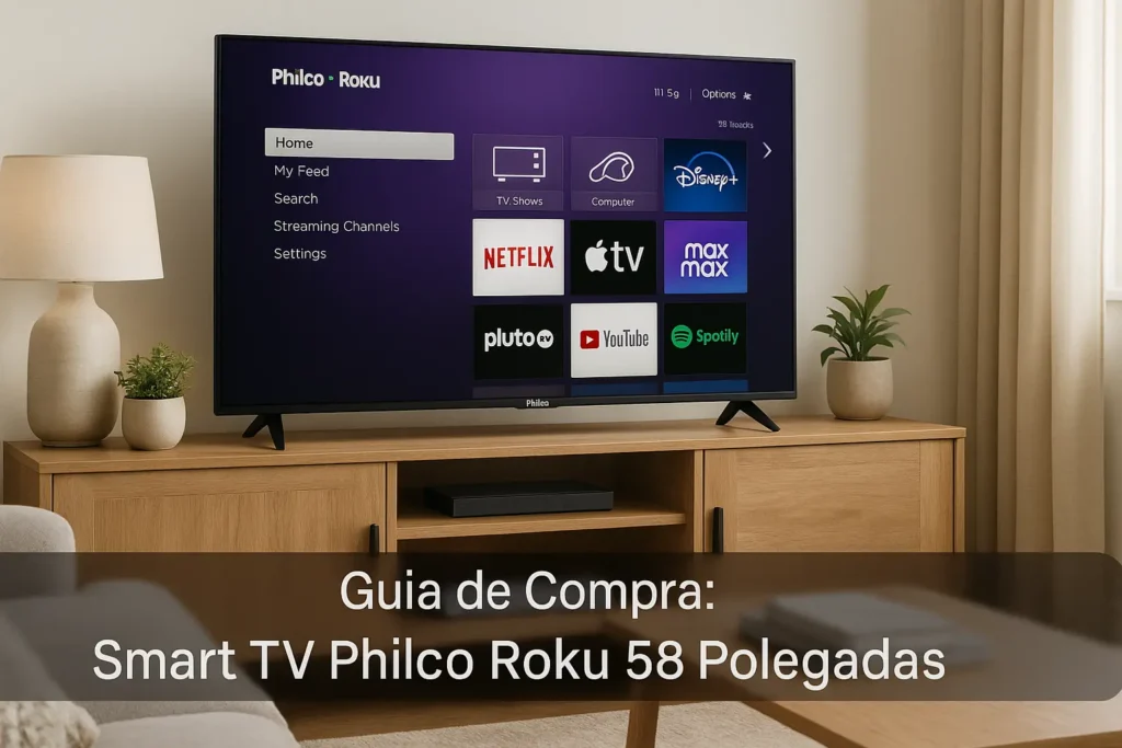 5 Melhores Smart TVs Philco Roku 58″ com Mais Recursos e Avaliação