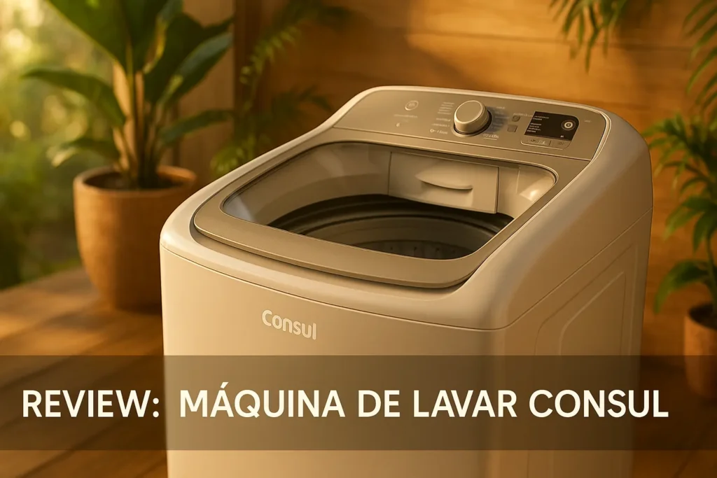 Máquina de Lavar Consul 9 kg: eficiência no dia a dia?