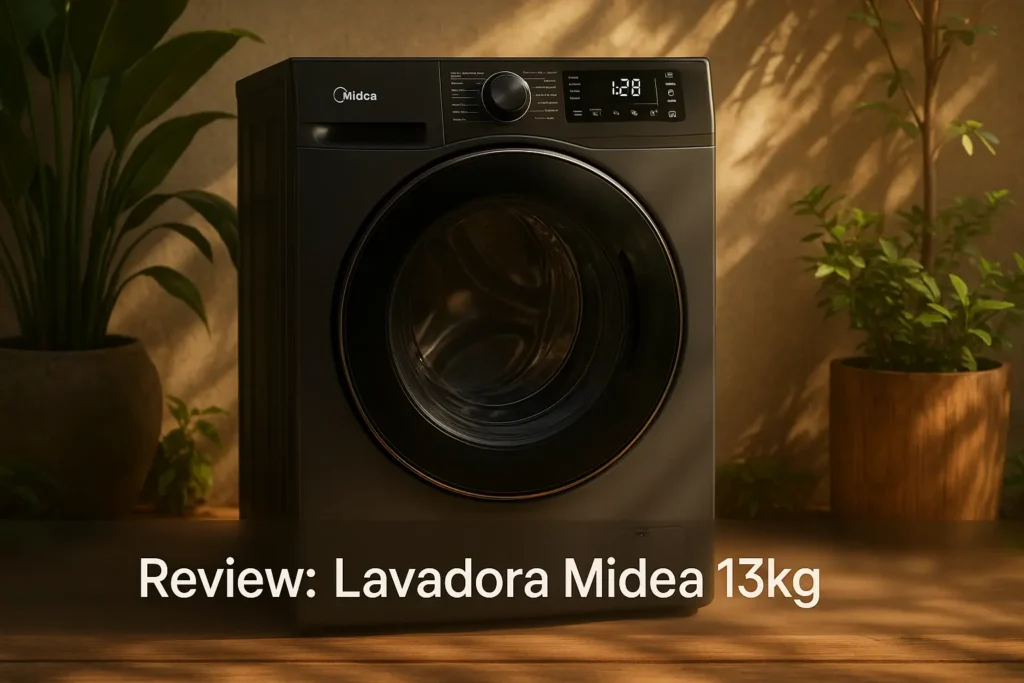 Lavadora Midea 13kg: Teste revela desempenho e custo