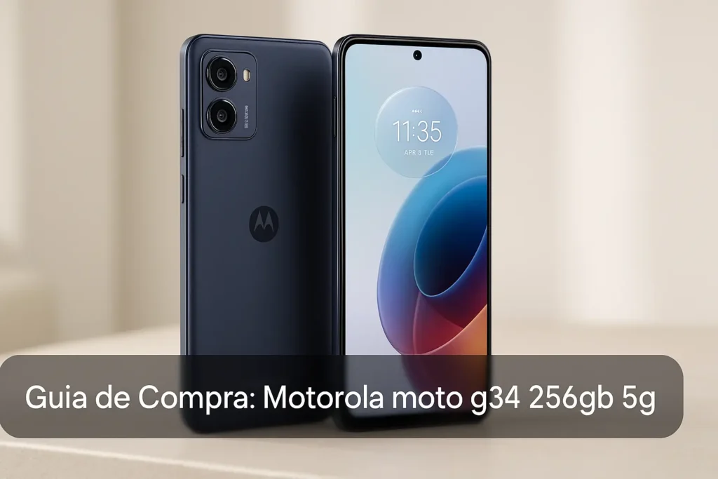 5 Melhores Celulares Motorola Moto G34 256GB 5G em 2025