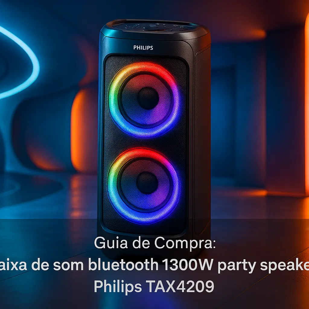 Guia de Compra: 5 Melhores Caixa de Som Bluetooth 1300W Party Speaker Philips TAX4209