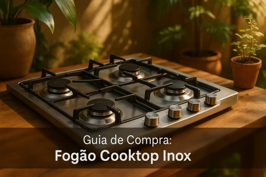 Guia de Compra: 5 Melhores Fogão Cooktop Inox com Estoque no Brasil