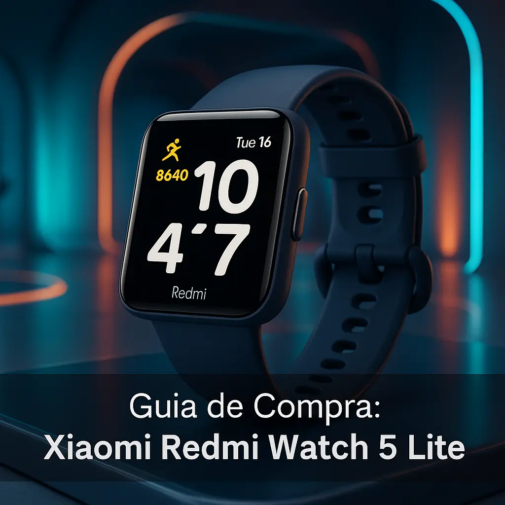 Xiaomi Redmi Watch 5 Lite: 5 Opções Indispensáveis para 2025