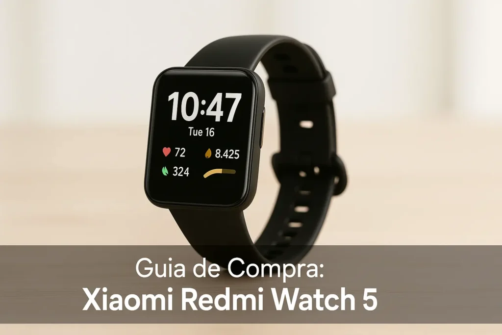 Guia de Compra: 5 Melhores Xiaomi Redmi Watch 5 em 2025