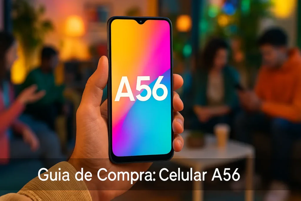 5 Celulares A56 com Qualidade Premium e Preço Justo