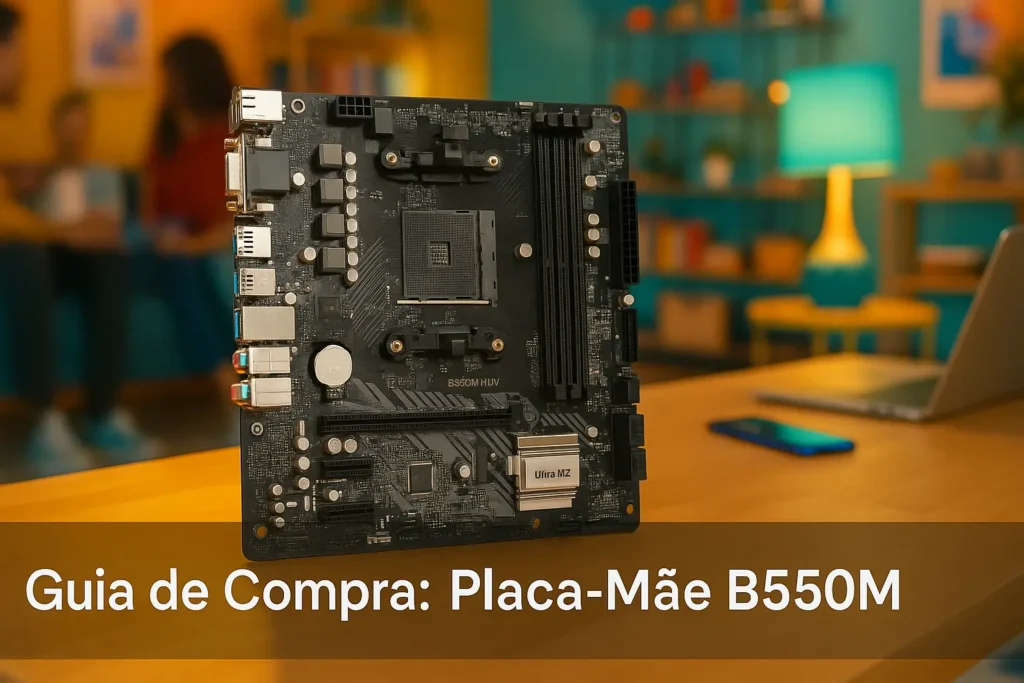 Guia de Compra: 5 Melhores Placa Mãe B550M Recomendadas por Especialistas