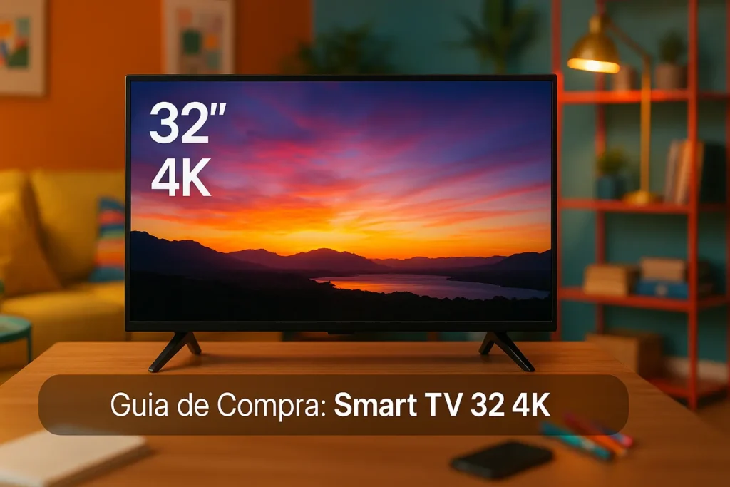Guia de Compra: 5 Melhores Smart TVs 32 4K para 2025