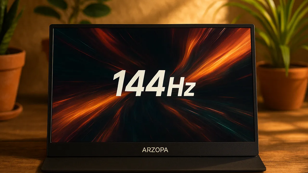 Nota máxima ★5: 5 monitores portáteis Arzopa 144Hz aprovados pelos usuários