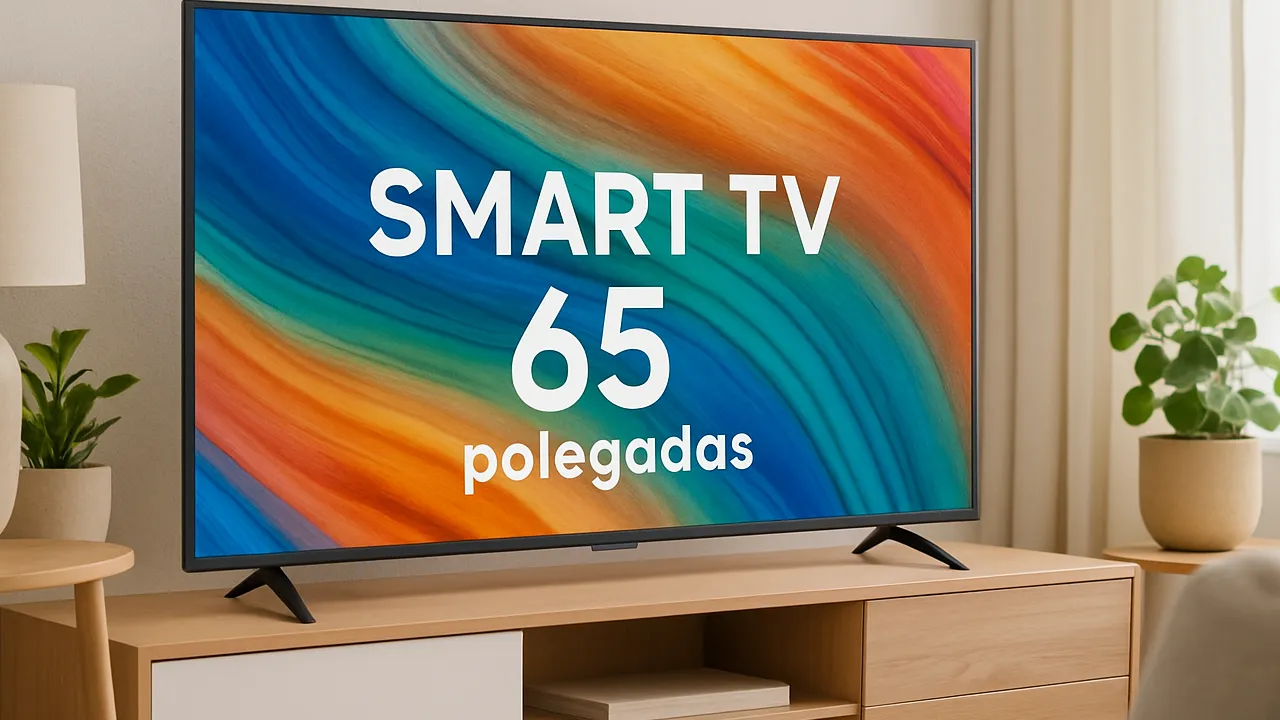 Smart TV 65 polegadas menor preço: 5 escolhas com avaliações ★4,5