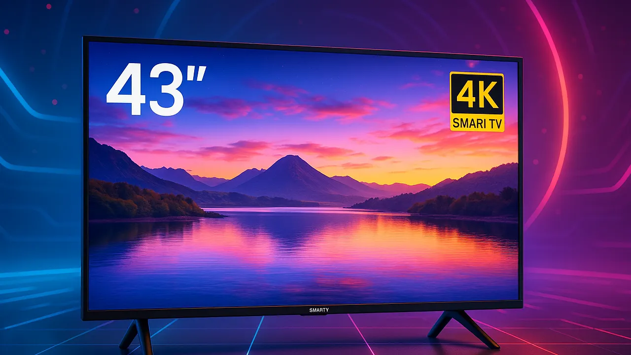 5 Melhores Smart TVs 43'' 4K com Menor Preço