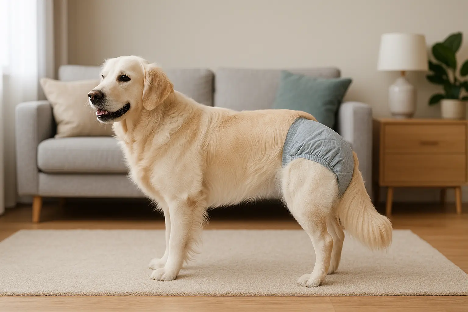 Descontos de até 40%: 6 fraldas para cachorro em oferta especial