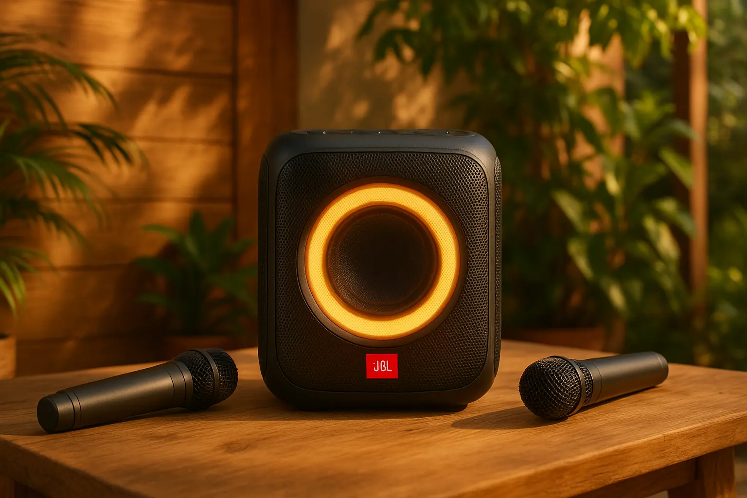 Caixa de som Bluetooth JBL PartyBox Encore 2 microfones barato e confiável para qualquer bolso