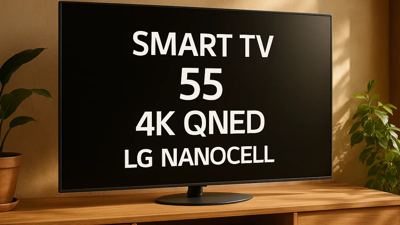 Top 6 smart TVs 55 4K QNED LG NanoCell 55QNED80SQA