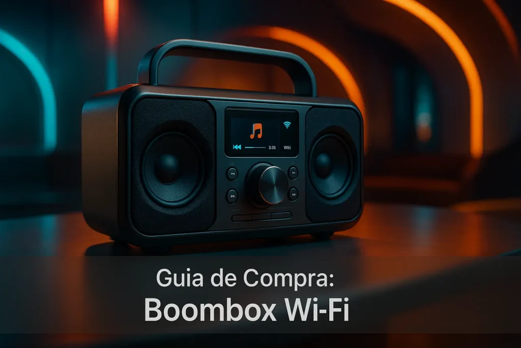 Guia de Compra: 5 Boombox Wi-Fi com Entrega Rápida