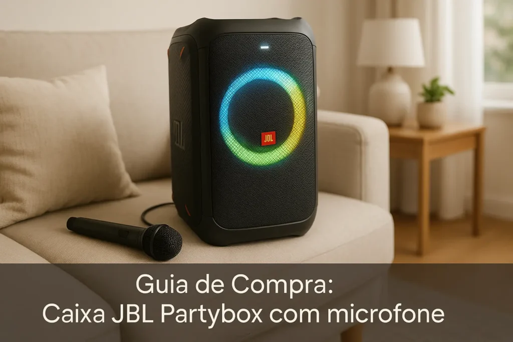 5 Melhores JBL PartyBox com Microfone Mais Vendidos no Brasil