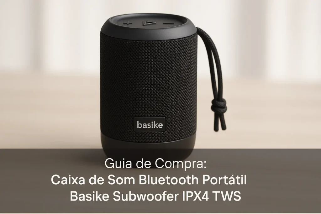 5 Melhores Caixa de Som Bluetooth Portátil Basike Subwoofer IPX4 TWS