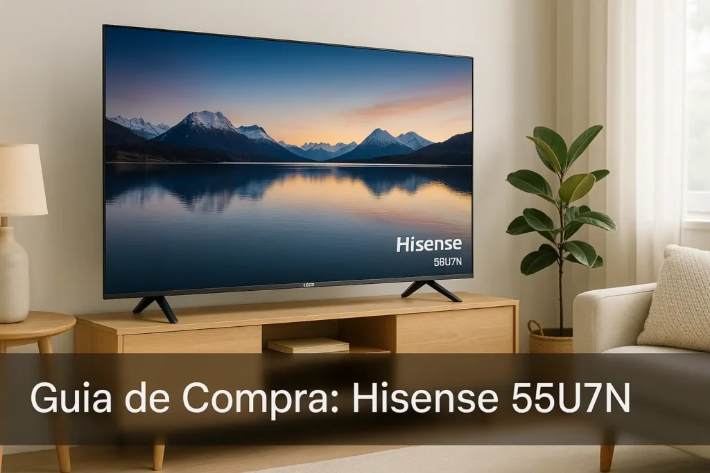Guia de Compra: 5 Melhores Hisense 55U7N com Estoque no Brasil