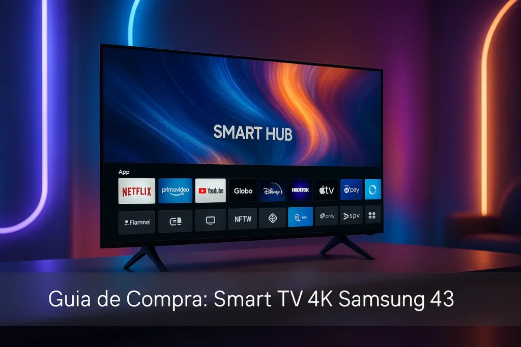 5 Melhores Smart TV 4K Samsung 43 Mais Vendidas no Brasil