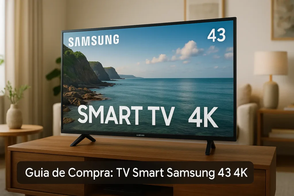 Guia de Compra: 5 Melhores TV Smart Samsung 43 4K com Estoque no Brasil