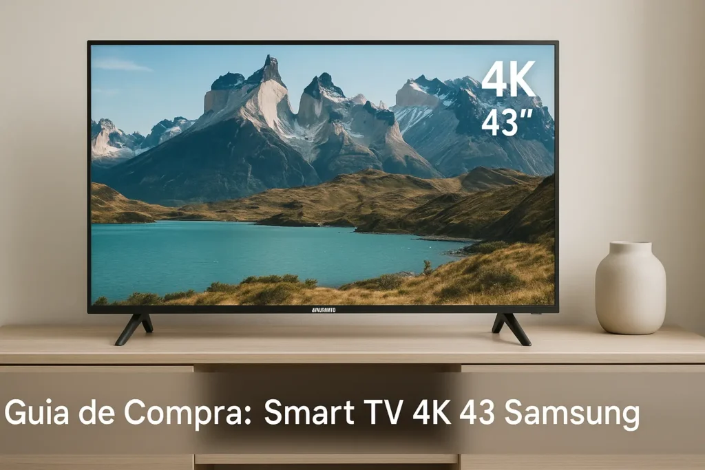 Guia de Compra: 5 Melhores Smart TV 4K 43 Samsung para 2025