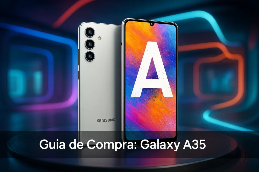 5 Galaxy A35 com Garantia e Atualização Estendida